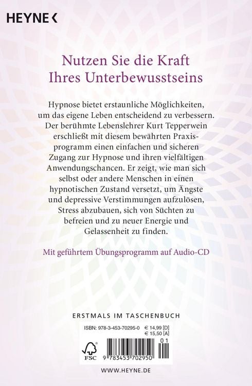 Produktbild: Die hohe Schule der Hypnose (Inkl. CD)