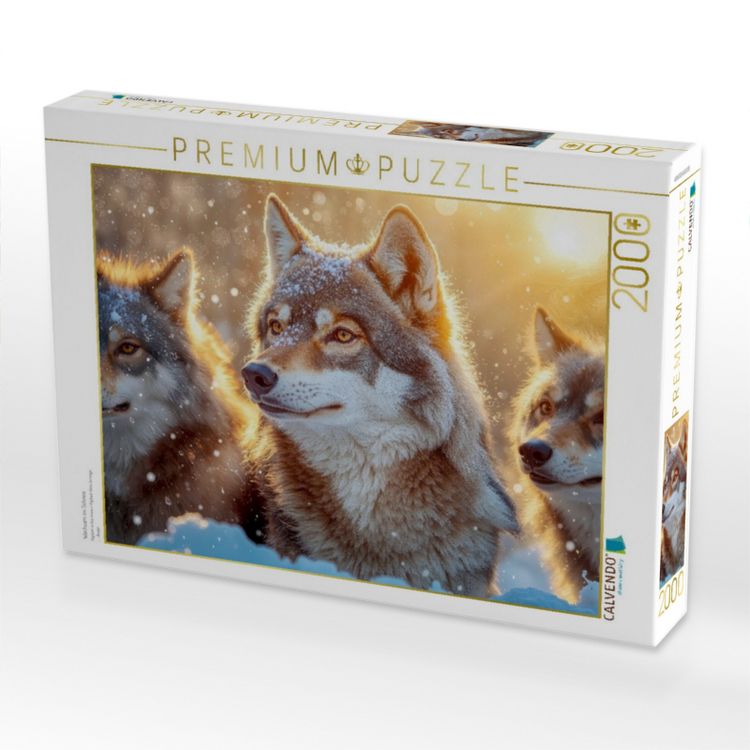 Produktbild: CALVENDO Puzzle Wachsam im Schnee | 2000 Teile Lege-Gr&ouml;&szlig;e 90x67cm Foto-Puzzle f&uuml;r gl&uuml;ckliche Stunden