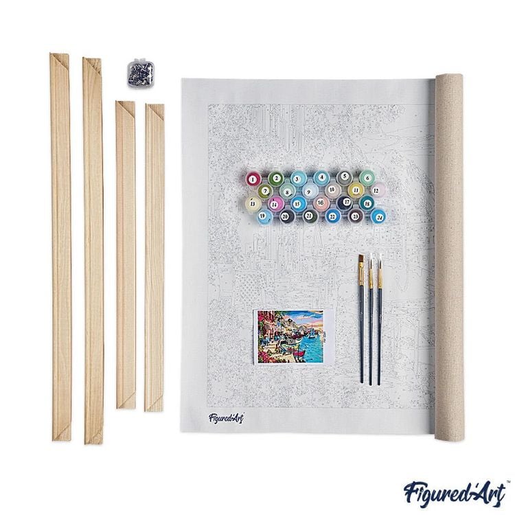 Produktbild: FiguredArt - MNZ Mahlen nach Zahlen - Van Gogh - Tournesols