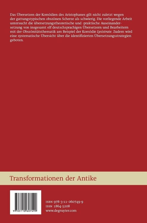 Produktbild: Obsz&ouml;nes &Uuml;bersetzen