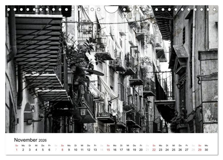 Produktbild: Silberstein portr&auml;tiert Palermo (Wandkalender 2026 DIN A4 quer), CALVENDO Monatskalender