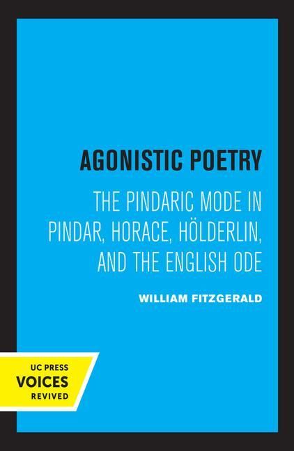 Produktbild: Fitzgerald, W: Agonistic Poetry