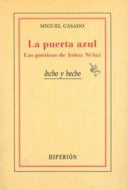 Produktbild: La puerta azul : las po&eacute;ticas de An&iacute;bal N&uacute;&ntilde;ez