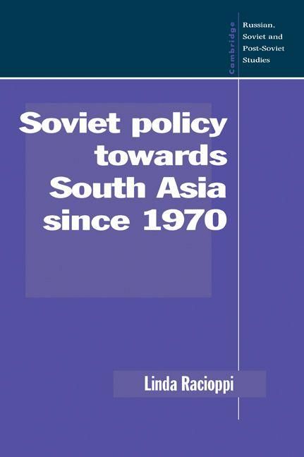 Produktbild: Soviet Policy Towards South Asia Since 1970