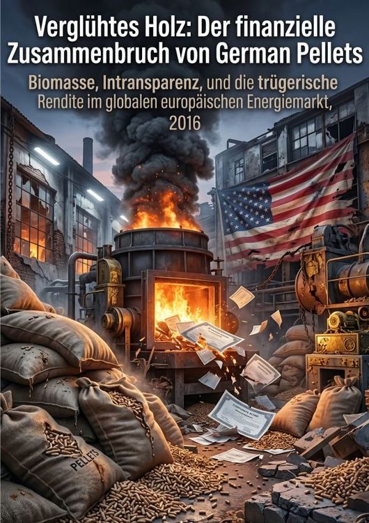 Produktbild: Vergl&uuml;htes Holz: Der finanzielle Zusammenbruch von German Pellets