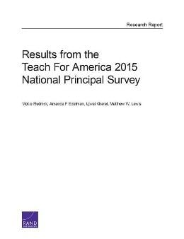 Produktbild: Results from the Teach for America 2015 National Principal Survey