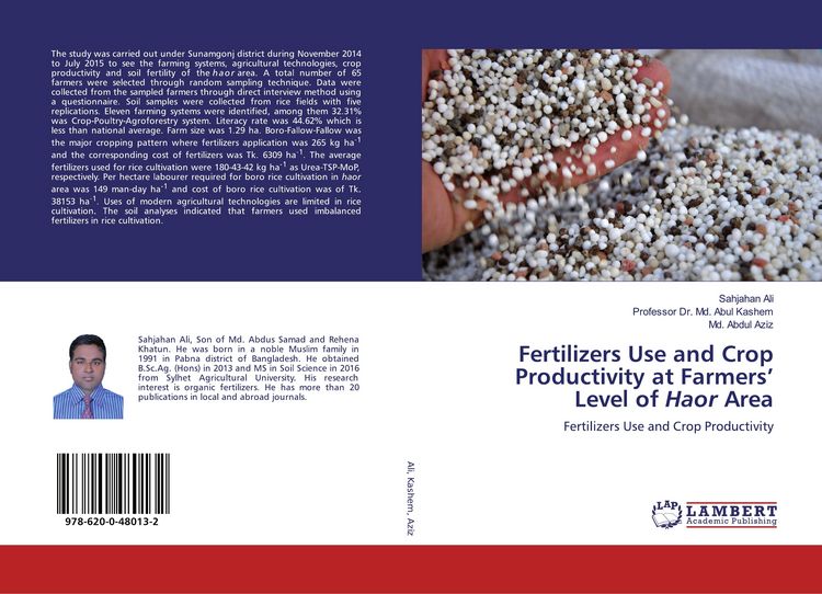 Produktbild: Fertilizers Use and Crop Productivity at Farmers' Level of Haor Area