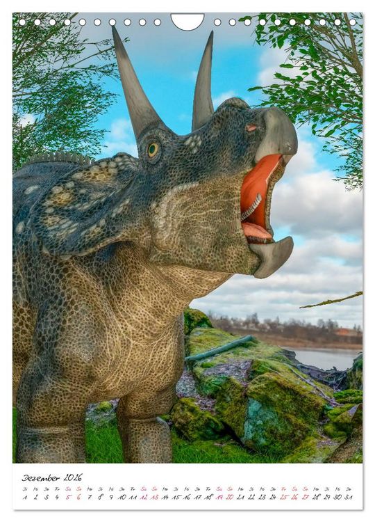 Produktbild: Dinosaurier aus der Vergangenheit (Wandkalender 2026 DIN A4 hoch), CALVENDO Monatskalender