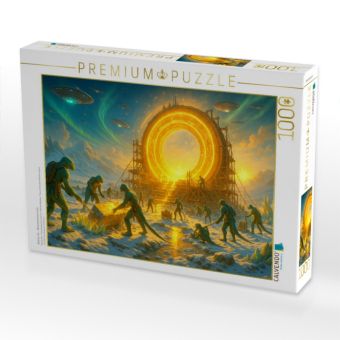 Produktbild: CALVENDO Puzzle Atlantis-Tor - Dimensionsriss im Eis | 1000 Teile Lege-Gr&ouml;&szlig;e 64x48cm Foto-Puzzle f&uuml;r gl&uuml;ckliche Stunden