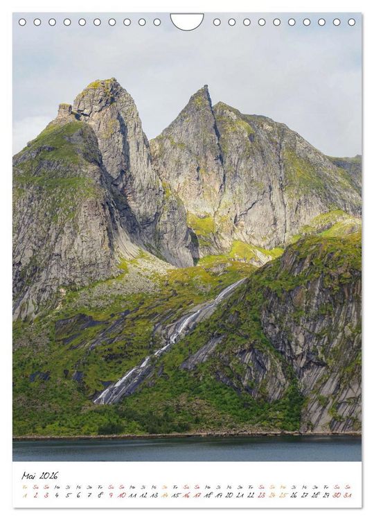 Produktbild: Norwegen - Das Land der Berge, Fjorde und Wasserf&auml;lle (Wandkalender 2026 DIN A4 hoch), CALVENDO Monatskalender