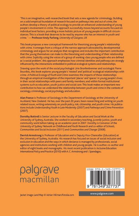 Produktbild: A Political Ecology of Youth and Crime