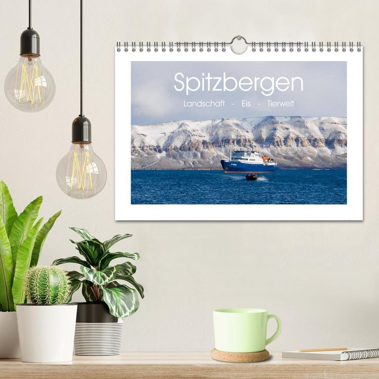Produktbild: Spitzbergen - Landschaft - Eis - Tierwelt (Wandkalender 2026 DIN A4 quer), CALVENDO Monatskalender