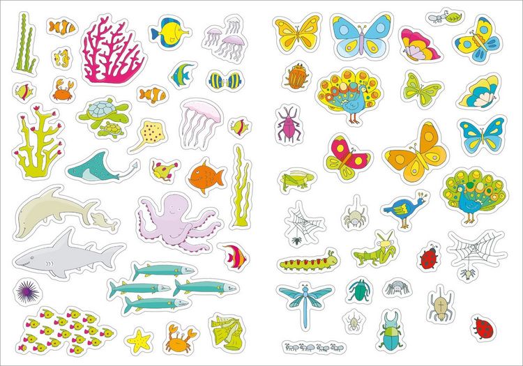 Produktbild: Gro&szlig;es Sticker-Buch. Zoo