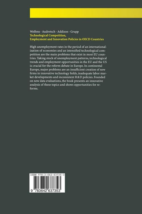Produktbild: Technological Competition, Employment and Innovation Policies in OECD Countries