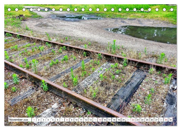 Produktbild: Schienen ins Nichts - Ein St&uuml;ck ostpreu&szlig;ischer Eisenbahngeschichte (Tischkalender 2026 DIN A5 quer), CALVENDO Monatskalender