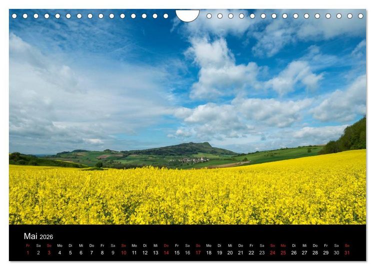 Produktbild: Vulkanlandschaft Hegau 2026 (Wandkalender 2026 DIN A4 quer), CALVENDO Monatskalender