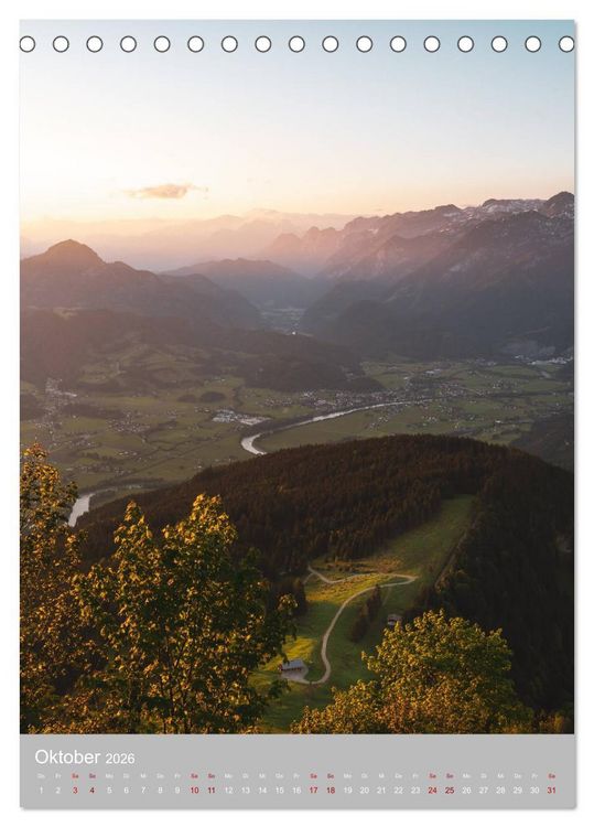 Produktbild: Deutsche Alpenmomente (Tischkalender 2026 DIN A5 hoch), CALVENDO Monatskalender