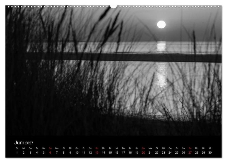 Produktbild: Das Licht in Schwarz und Wei&szlig; (hochwertiger Premium Wandkalender 2027 DIN A2 quer), Kunstdruck in Hochglanz