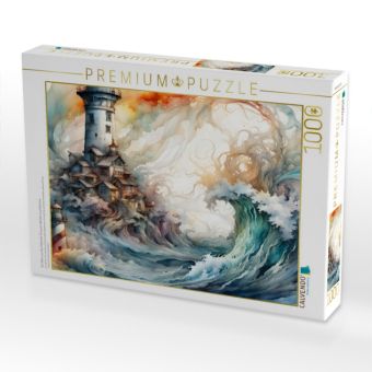 Produktbild: CALVENDO Puzzle Ein Motiv aus dem Kalender Einsame W&auml;chter Leuchtt&uuml;rme | 1000 Teile Lege-Gr&ouml;&szlig;e 64x48cm Foto-Puzzle f&uuml;r gl&uuml;ckliche Stunden