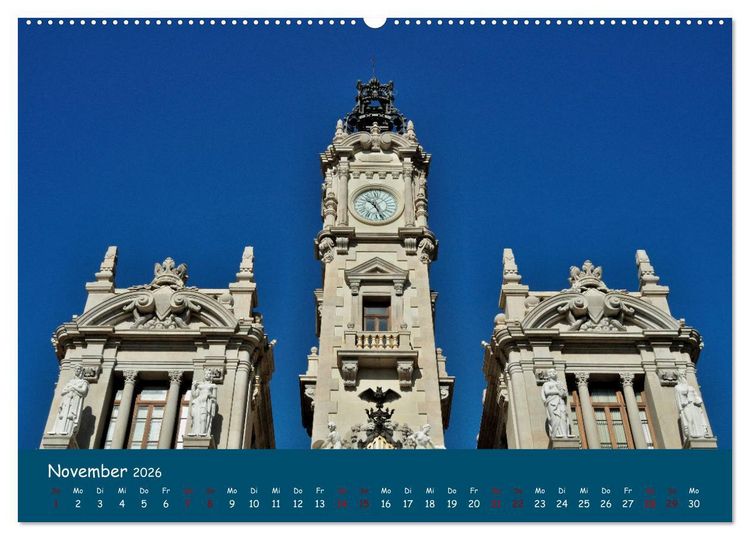 Produktbild: Valencia - Geschichte und Moderne (hochwertiger Premium Wandkalender 2026 DIN A2 quer), Kunstdruck in Hochglanz