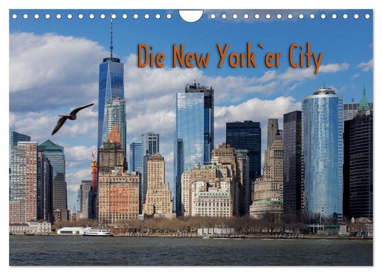Produktbild: Die New Yorker City (Wandkalender 2026 DIN A4 quer), CALVENDO Monatskalender
