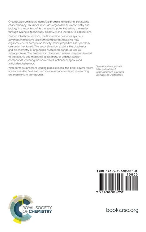 Produktbild: Organoselenium Compounds in Biology and Medicine