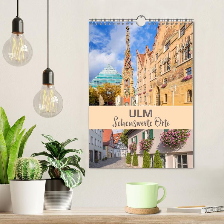 Produktbild: ULM Sehenswerte Orte (Wandkalender 2026 DIN A4 hoch), CALVENDO Monatskalender