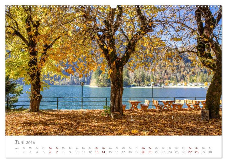 Produktbild: Tirol - Herbst am Achensee (Wandkalender 2026 DIN A2 quer), CALVENDO Monatskalender