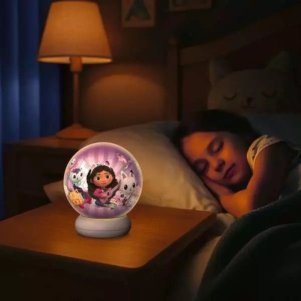 Produktbild: 3D Puzzle-Ball Nachtlicht Gabby's Dollhouse