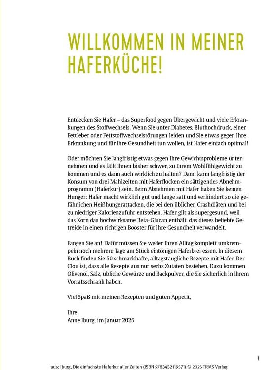 Produktbild: Die einfachste Haferkur aller Zeiten