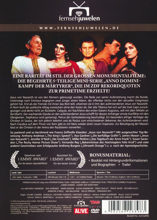 Produktbild: Anno Domini - Kampf der M&auml;rtyrer [5 DVDs]