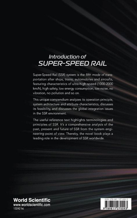 Produktbild: INTRODUCTION OF SUPER-SPEED RAIL