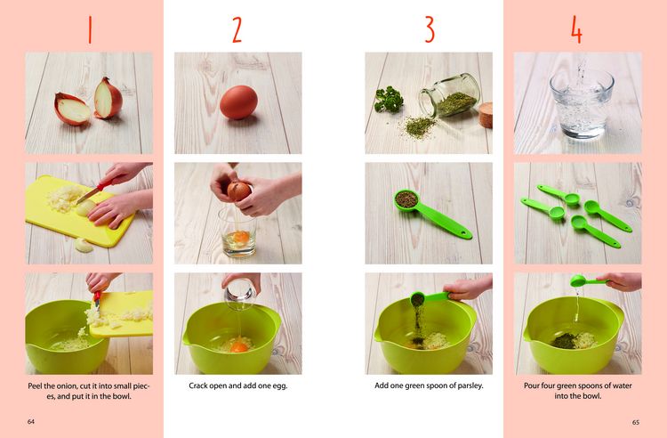 Produktbild: Kids Easy Cup Cookbook: Cooking with Kids (Part 2), Cooking box set incl. 5 colorful measuring cups