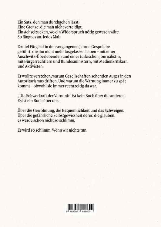 Produktbild: Die Schwerkraft der Vernunft