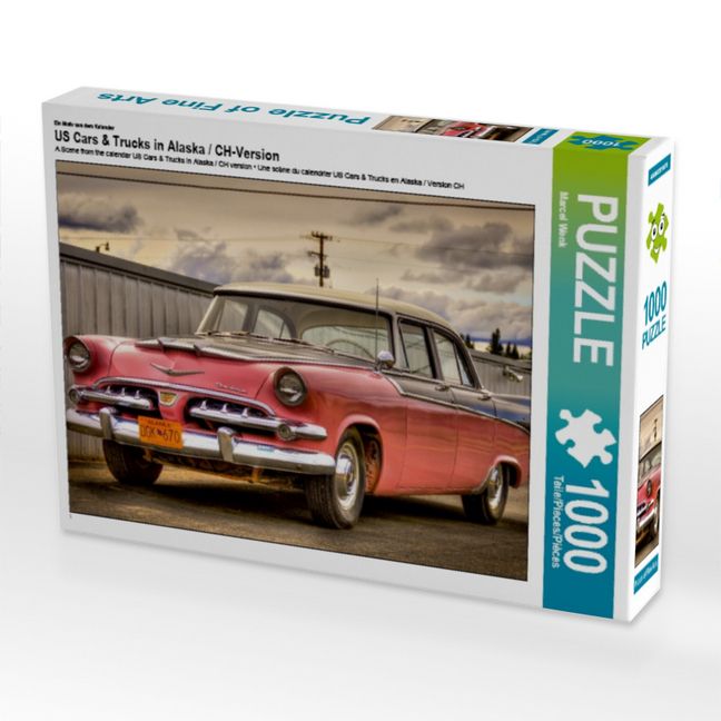 Produktbild: CALVENDO Puzzle Ein Motiv aus dem Kalender US Cars & Trucks in Alaska / CH-Version | 1000 Teile Lege-Gr&ouml;&szlig;e 64x48cm Foto-Puzzle f&uuml;r gl&uuml;ckliche Stunden