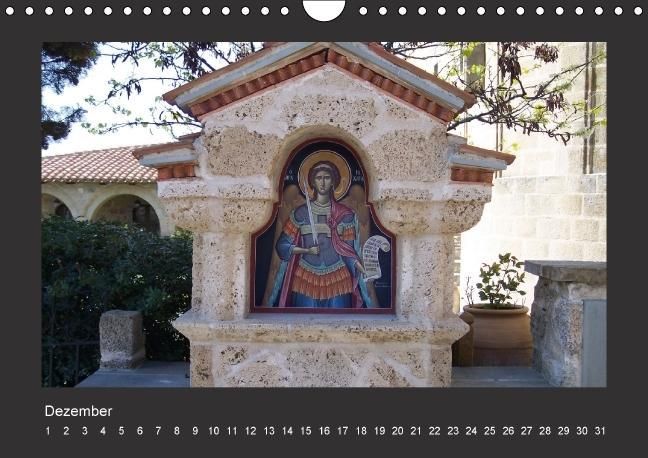 Produktbild: Meteora-Kl&ouml;ster in Griechenland (Wandkalender immerw&auml;hrend DIN A4 quer)