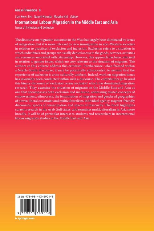 Produktbild: International Labour Migration in the Middle East and Asia