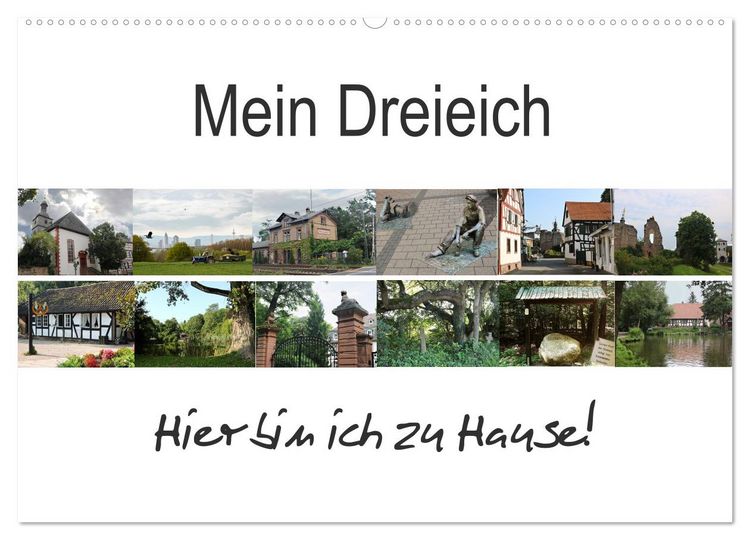 Produktbild: Mein Dreieich (Wandkalender 2026 DIN A2 quer), CALVENDO Monatskalender