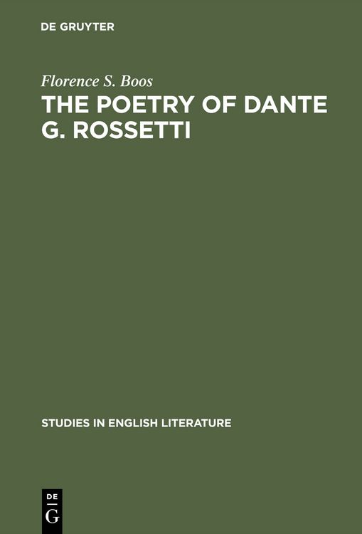 Produktbild: The poetry of Dante G. Rossetti