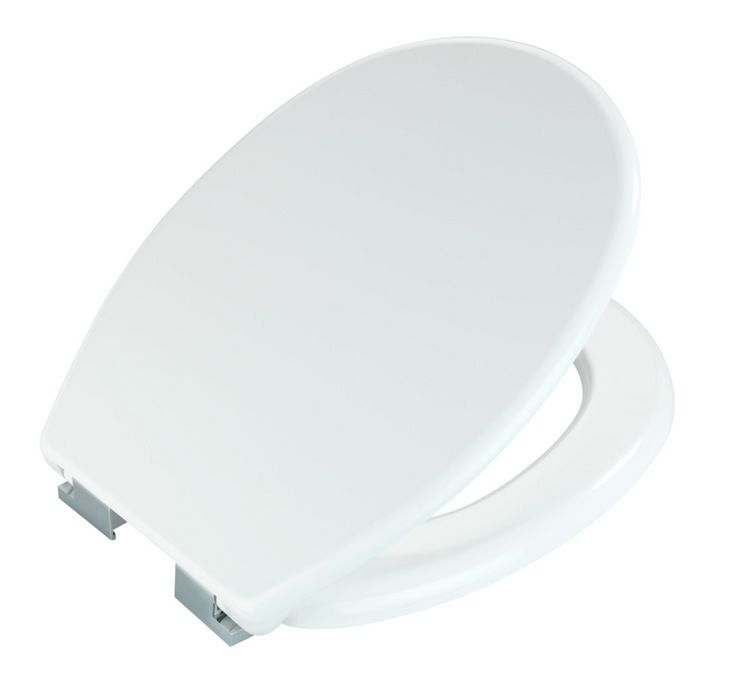 Produktbild: WC-Sitz Duroplast Mod. Tucson Wei&szlig;, Externe Easy-Close Absenkautomatik