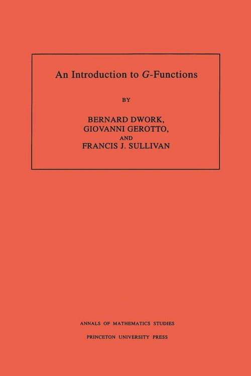 Produktbild: An Introduction to G-Functions