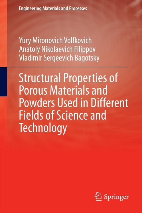 Produktbild: Structural Properties of Porous Materials and Powders Used in Different Fields of Science and Technology