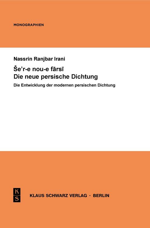 Produktbild: Die Entwicklung der modernen persischen Dichtung