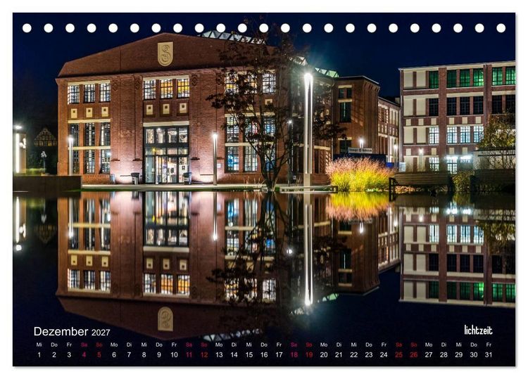 Produktbild: bad hersfeld zeitlos (Tischkalender 2027 DIN A5 quer), CALVENDO Monatskalender