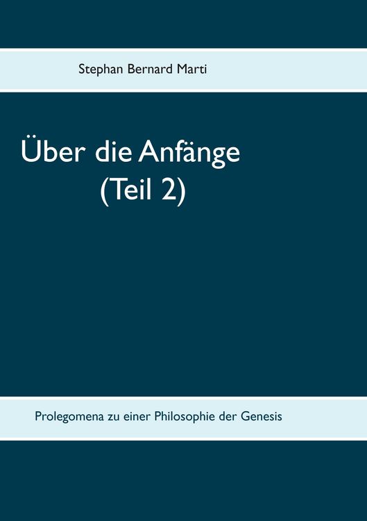 Produktbild: &Uuml;ber die Anf&auml;nge (Teil 2)