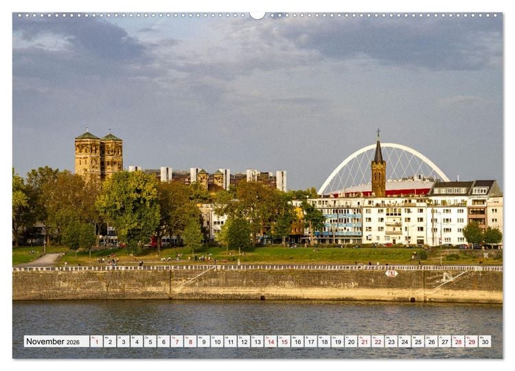 Produktbild: Cologne - K&ouml;ln (hochwertiger Premium Wandkalender 2026 DIN A2 quer), Kunstdruck in Hochglanz