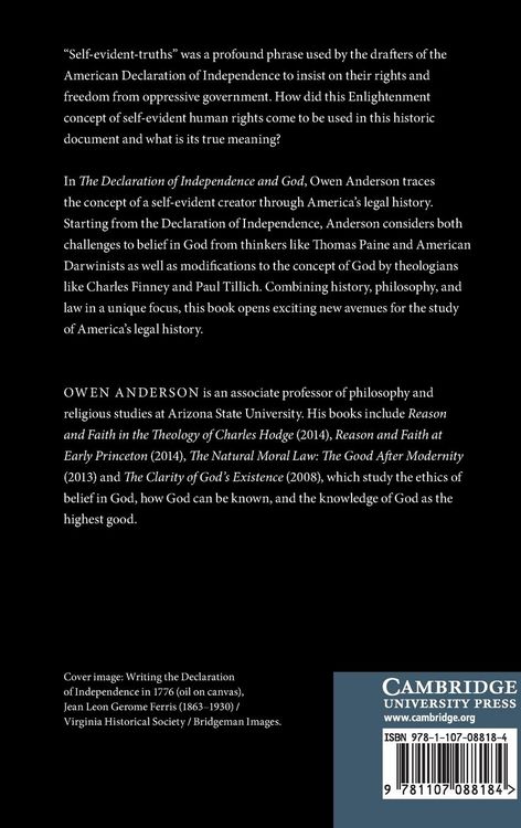 Produktbild: The Declaration of Independence and God