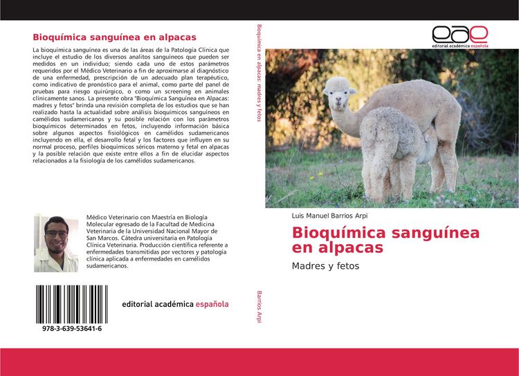 Produktbild: Bioqu&iacute;mica sangu&iacute;nea en alpacas