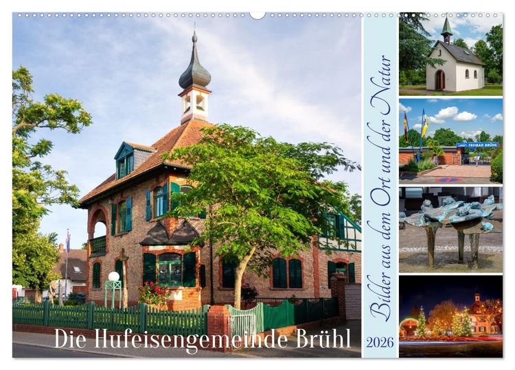 Produktbild: Die Hufeisengemeinde Br&uuml;hl (Wandkalender 2026 DIN A2 quer), CALVENDO Monatskalender