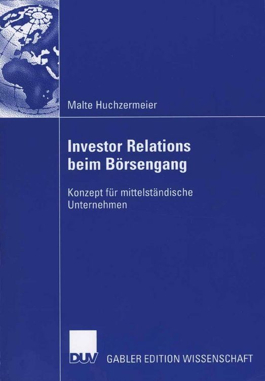 Produktbild: Investor Relations beim B&ouml;rsengang